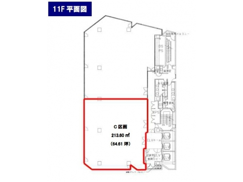 新横浜第二センタービル　平面図