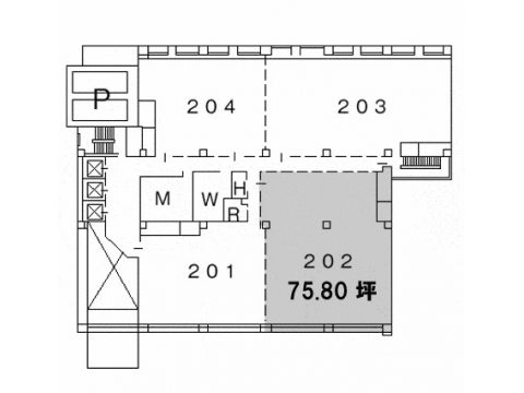 横浜クリードビル　平面図