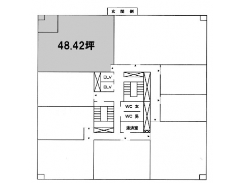 横浜西口加藤ビル　平面図
